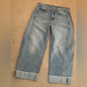 B Sides Women's Relaxed Cuffed Lasso Jeans